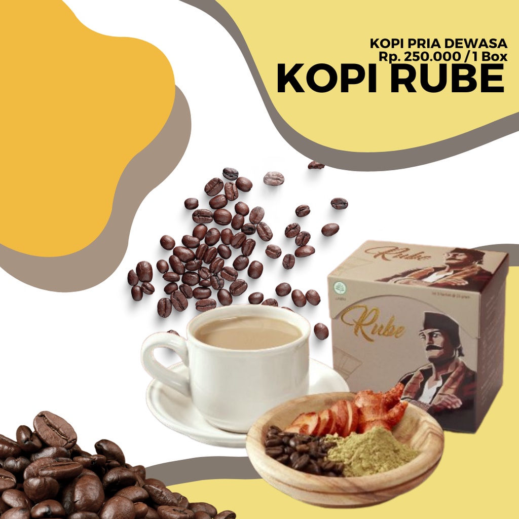 KOPI RUBE - KOPI HERBAL PRIA DEWASA - BISA COD