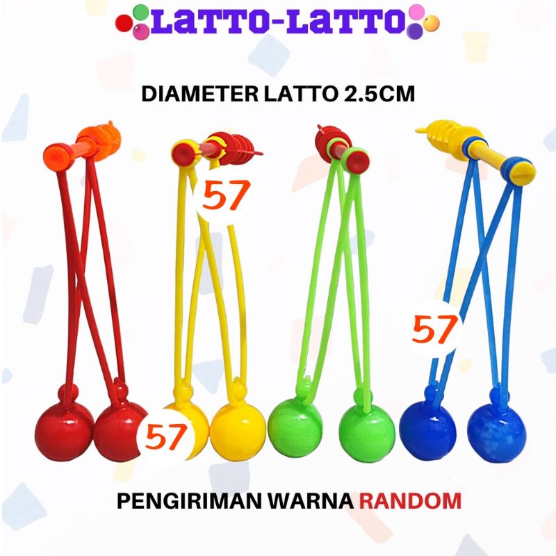 24pcs Latto Latto Gagang 20cm / Mainan Latto Latto Gagang Anti Gagal Buat Pemula / Etek Etek Gagang Murah