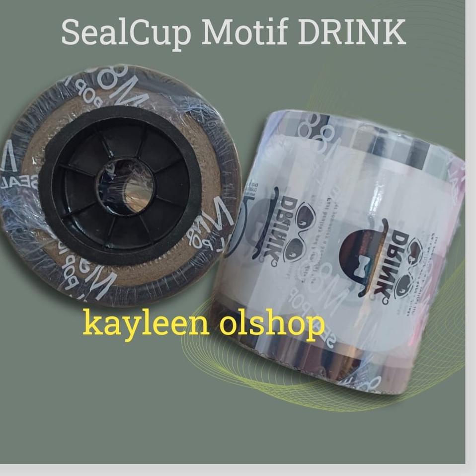 Jual Seal Cup Motif Drink 4in 1 Plastik Lid Cup Sealer 1 Cup m88 Bw