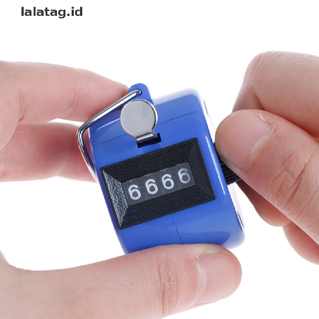 [lalatag] 1pc 4digi Number Manual Tally Counter Penghitung Latihan Clicker Golf Digital [ID]