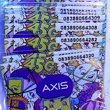 Kartu axis sudah registrasi