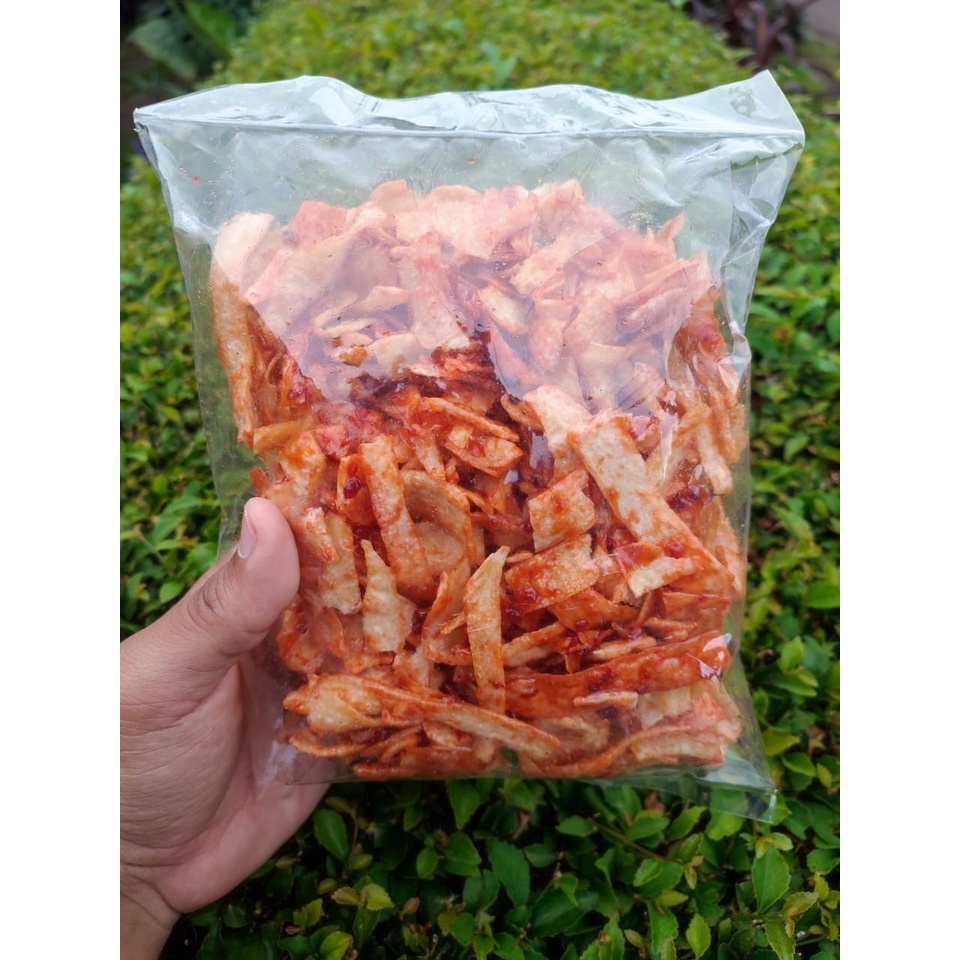 

Keripik Singkong Manggleng Pedas Manis Super Renyah 250 gr