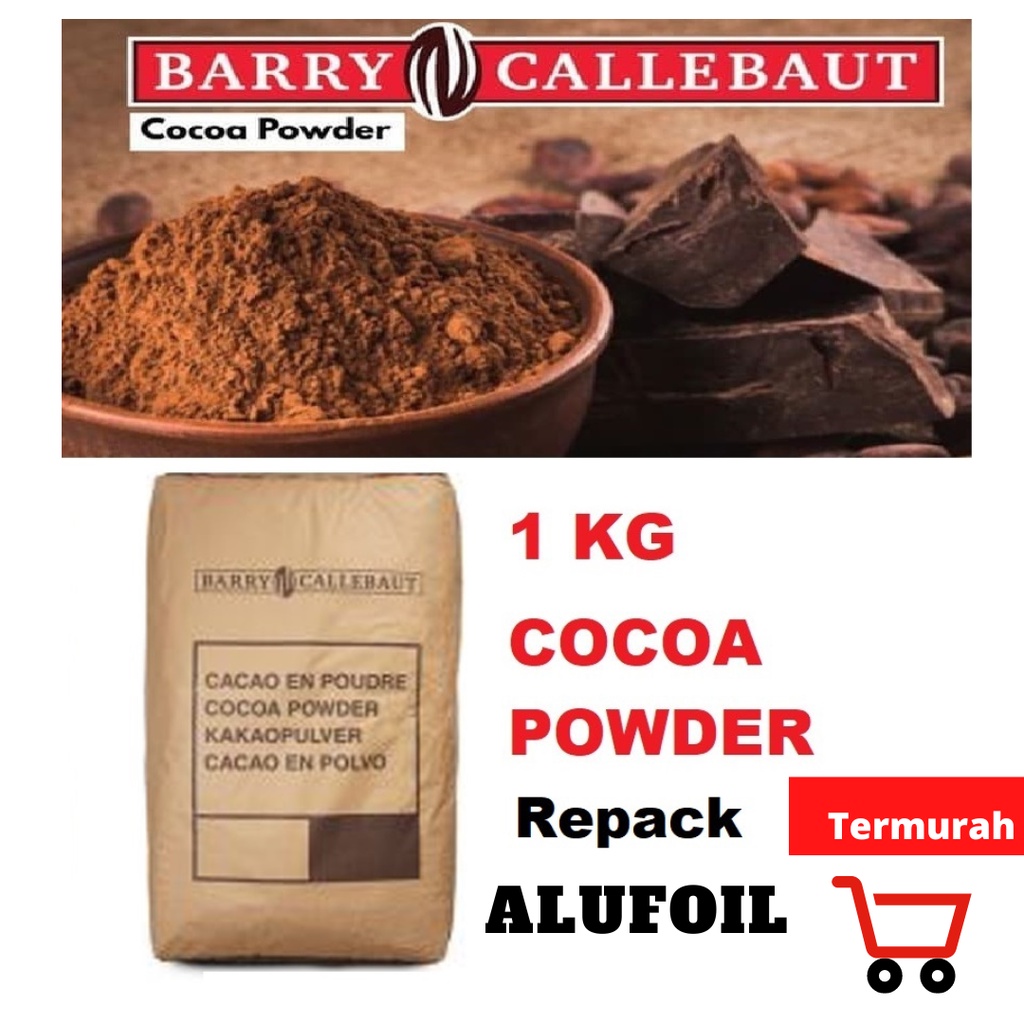 PURE COCOA POWDER BARRY CALLEBAUT. BUBUK COKLAT MURNI 760 1 kg