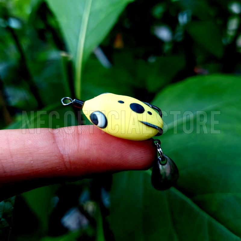 Soft frog mini 2 cm 2 gram SUPER MICRO Spesialis Kocolan, Beresiko panen STRIKE