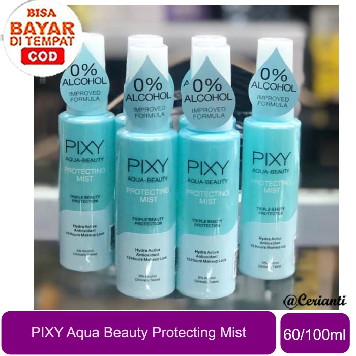 [ANTIOKSIDAN | MELINDUNGI KULIT DARI PANAS | BPOM] Pixy Aqua Beauty Protecting Mist 60ML - 100ml_Cerianti