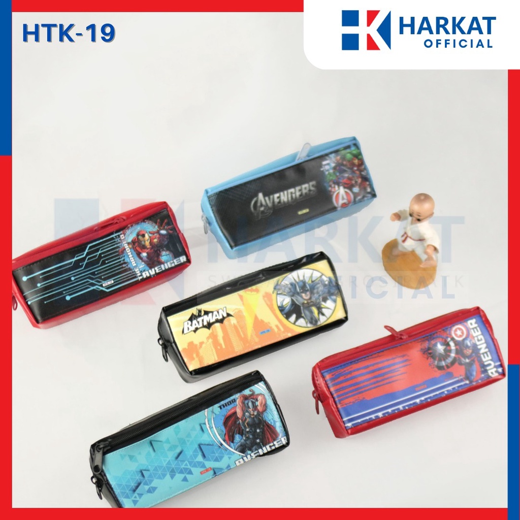 

[HATAKA] Tempat Pensil Anak Motif Cowok Kotak Pensil BATMAN Kotak Pensil Resleting anak gambar SUPERHERO