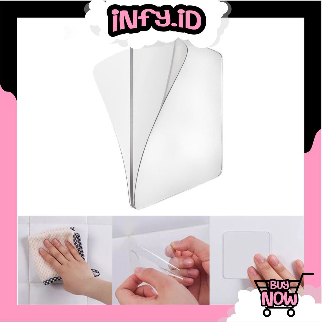 

INFY - Double Side Tape Transparan Bentuk Kotak Papan Nano Super Kuat R861