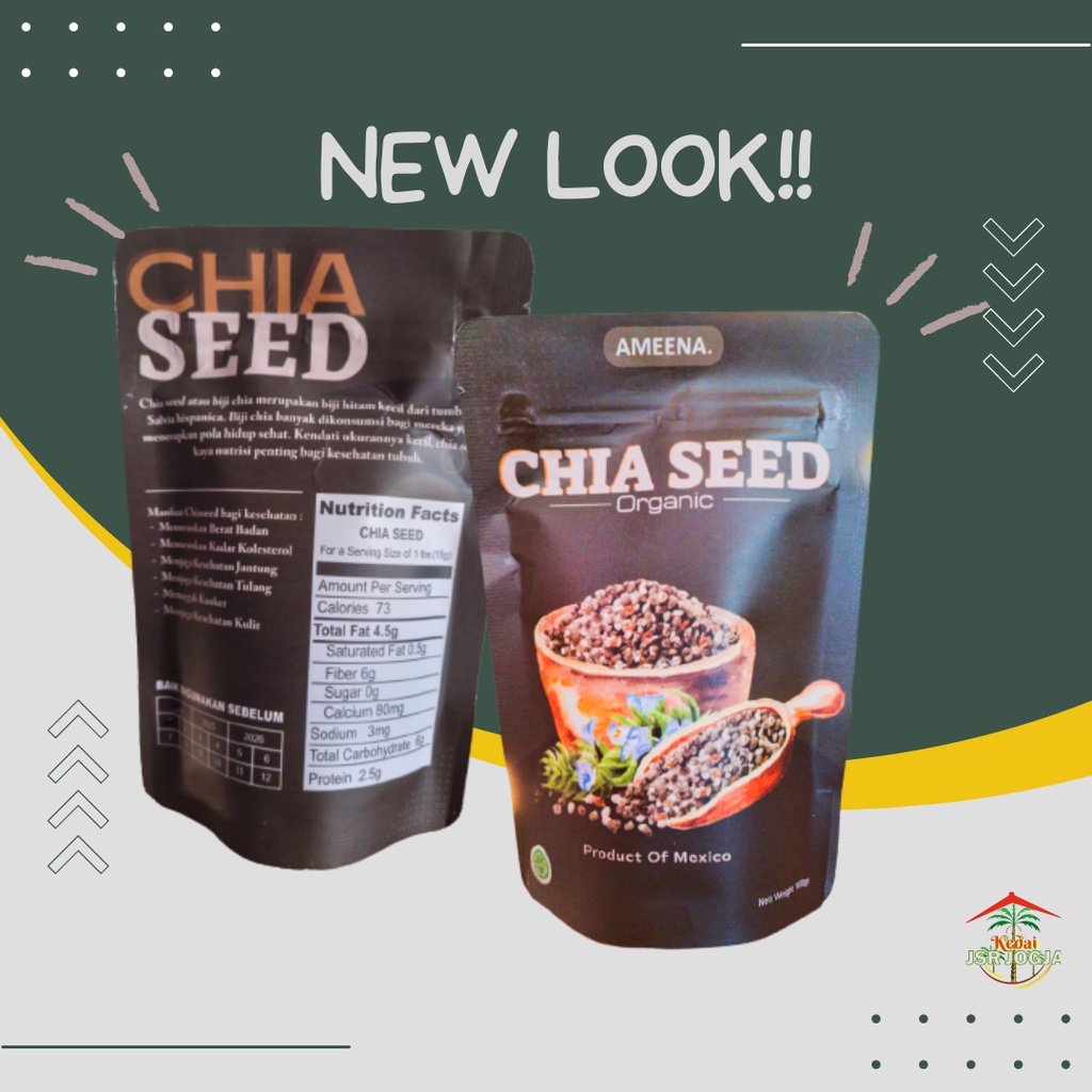 TERMURAHH!! Chia seed organik 100gr