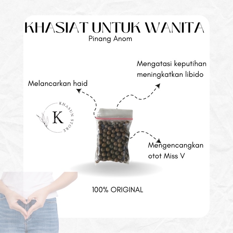 

Pinang Anum Isi -+ 100butir