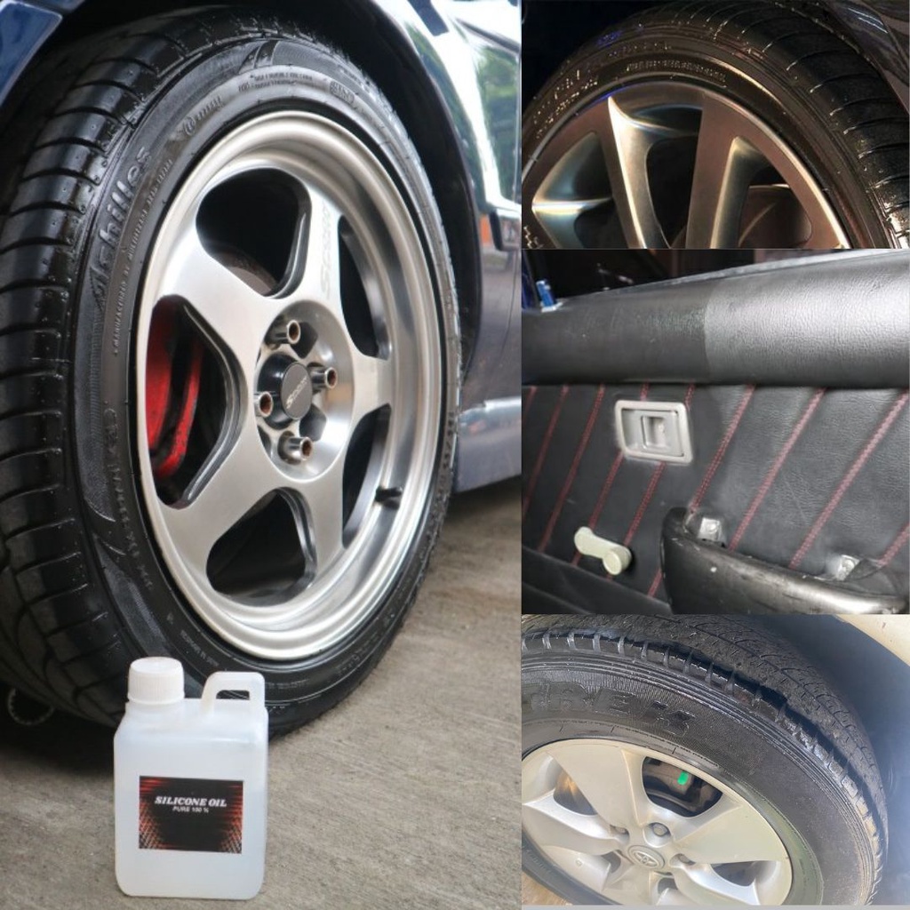 Silicon Tire Shine Oil - Premium Formula for Long-Lasting Shine and Protection