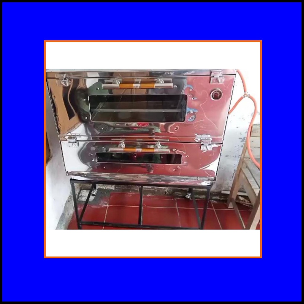 Oven Gas Bahan Stainless Ukuran 90*55*70