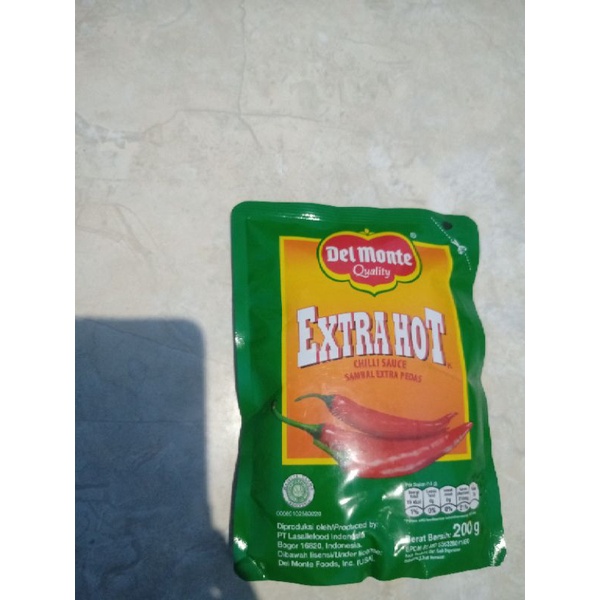 

sambal ekstrak pedas Del Monte Refill