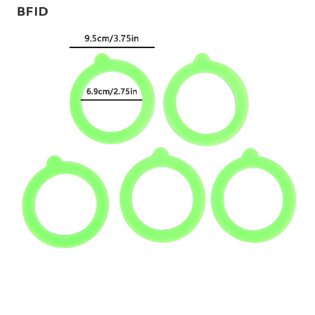 [BFID] 5pcs Gasket Toples Silikon Food Storege Jars Pengganti Kedap Udara Anti Bocor [ID]