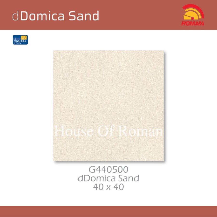 ROMAN KERAMIK DDOMICA SAND 40X40 G440500 (ROMAN HOUSE OF ROMAN)