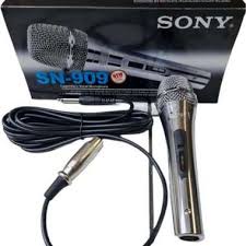 MICROPHONE KABEL SONY SN-909 SN909 DYNAMIC MIC SUARA BAGUS