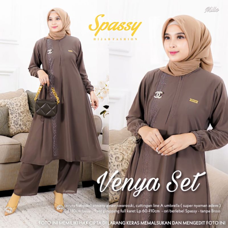 VENYA SET CERUTY BABYDOLL ARMANY ORI BY SPASSY