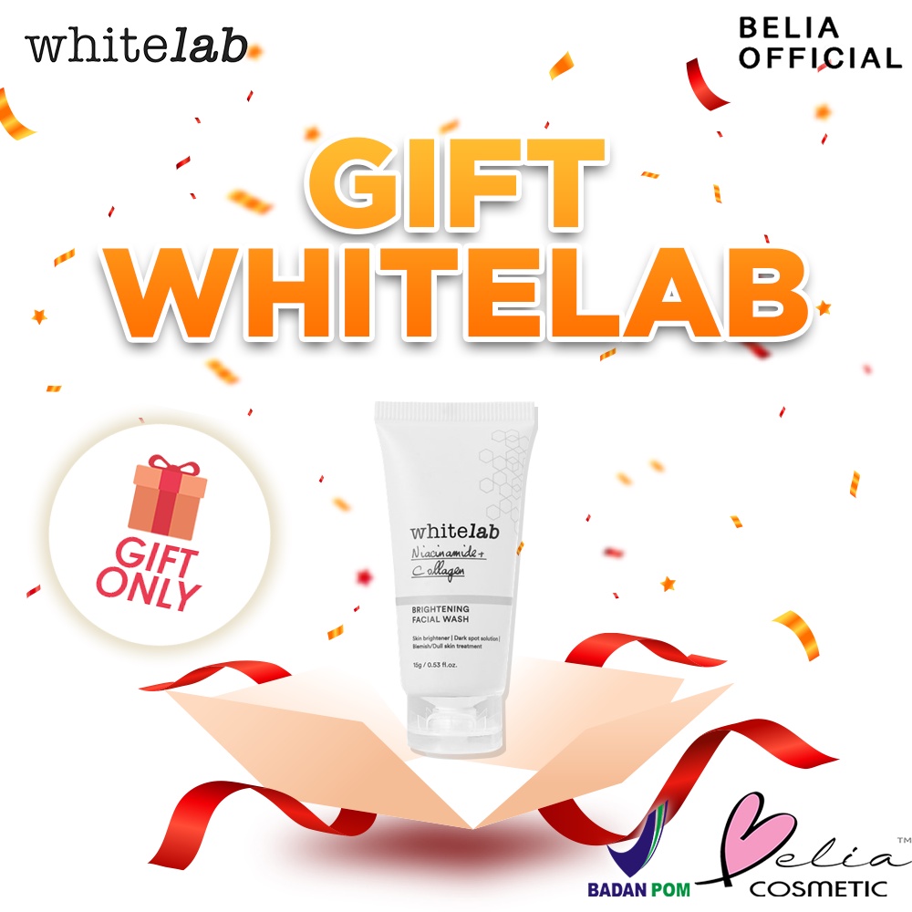 ❤ BELIA ❤ GIFT WHITELAB Brightening Facial Wash 15g | Pembersih Wajah