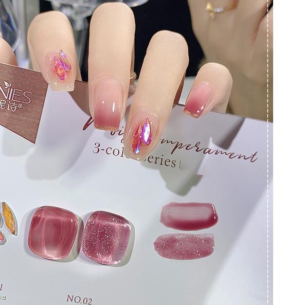 ► 【 COD 】1SET Kutek Gel  ELEGANT COLOUR  UV LED 10 ml/ Nail Gel Polish Art UV /Cat kuku COLOUR SET ♬