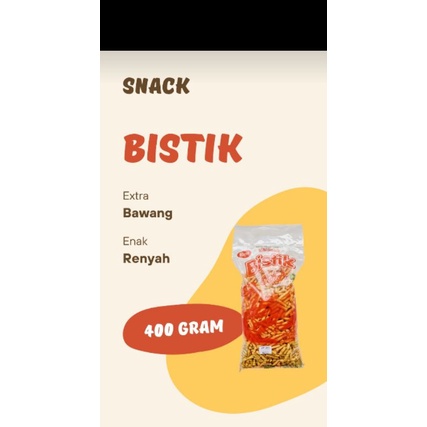 

bistik rasa bawang putih 400 gram
