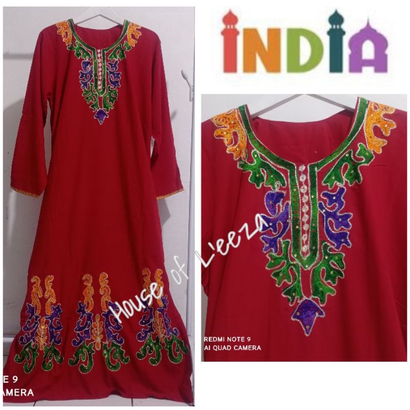 GAMIS KATUN INDIA - BORDIR