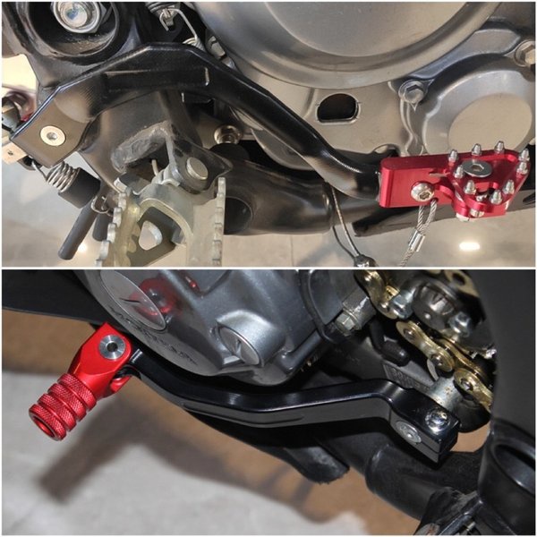 Tuas Pedal Rem & Operan Gigi Persneling CRF 250 Rally Aluminium CNC