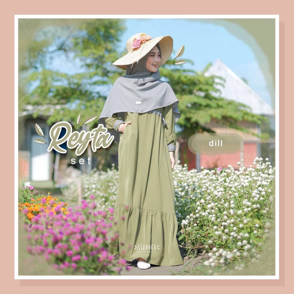 GAMIS WANITA REYTA DRESS/SET ORIGINAL BY SILMEE INDONESIA