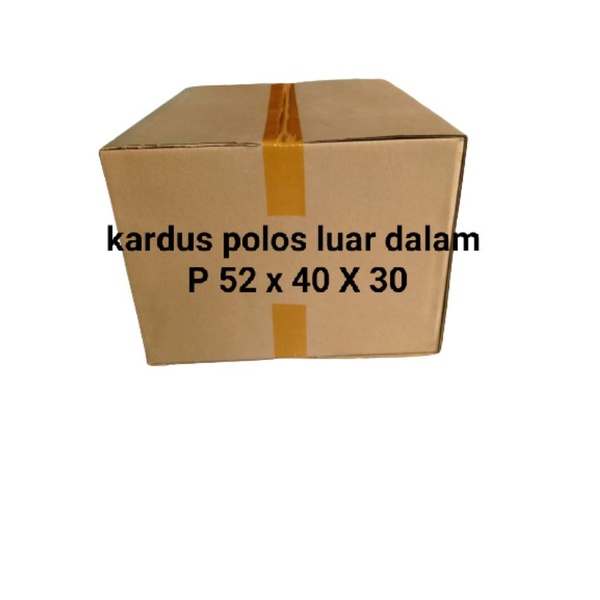 

BOX KARDUS POLOS 52x40x30 / BOX PACKING / PACKING BOX