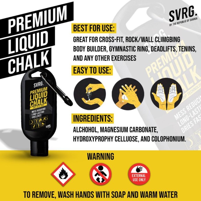 

Svarga Liquid Chalk - Kapur Cair Pull Up - Magnesium - Climbing