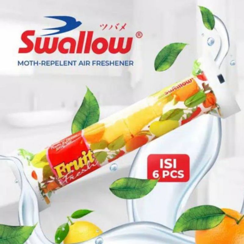 SWALLOW FRUIT FRESH KAPUR BARUS KOTAK PENGHARUM LEMARI PEWANGI KAMAR PEWANGI TOILET PENGHARUM RUANGA