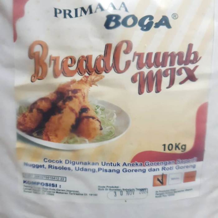 

Tepung-Roti-Panir- Tepung Roti/Bread Crumb Mix/Tepung Panir Kasar (Repack 500Gr) -Panir-Roti-Tepung