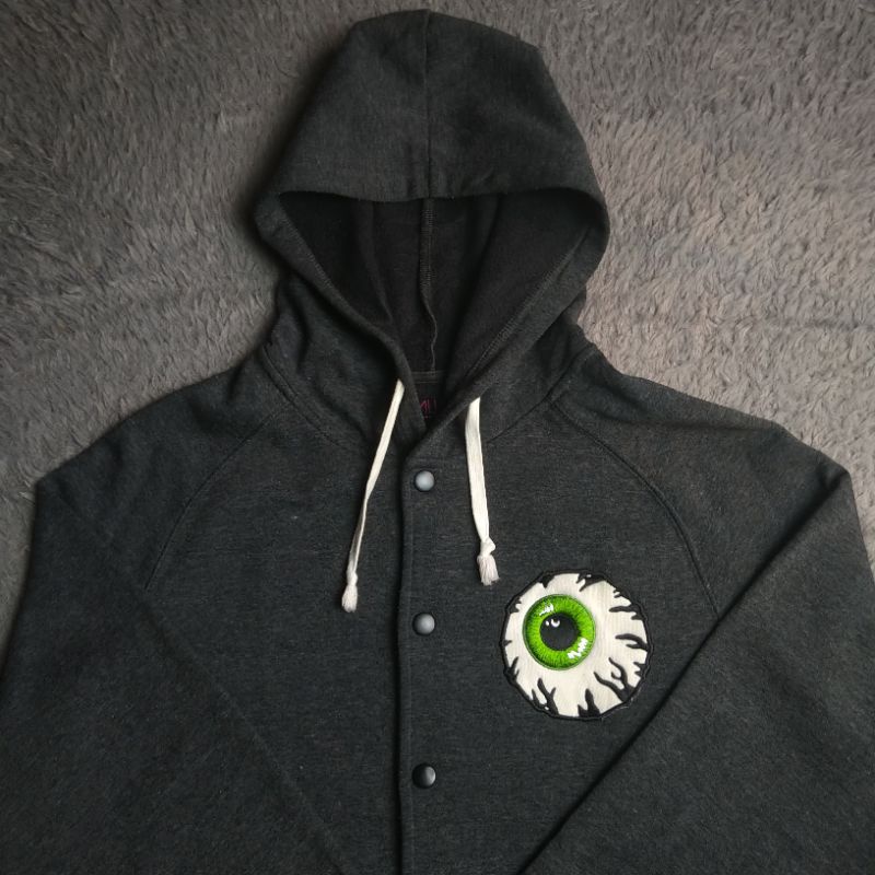 Hoodie Mishka Miskha mnwka Keep Watch Grey Authentic