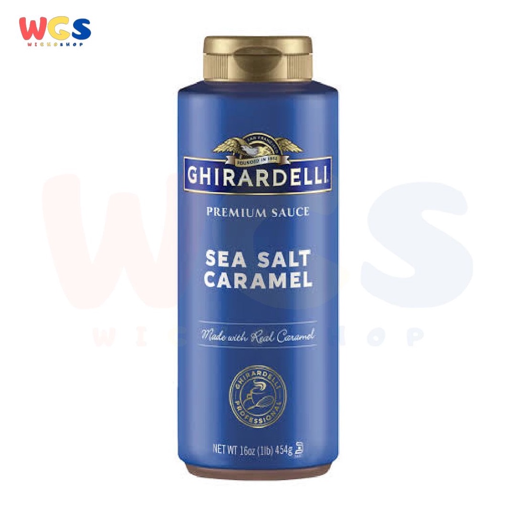 Ghirardelli Premium Sauce Sea Salt Caramel Topping Sauce 17oz 482g