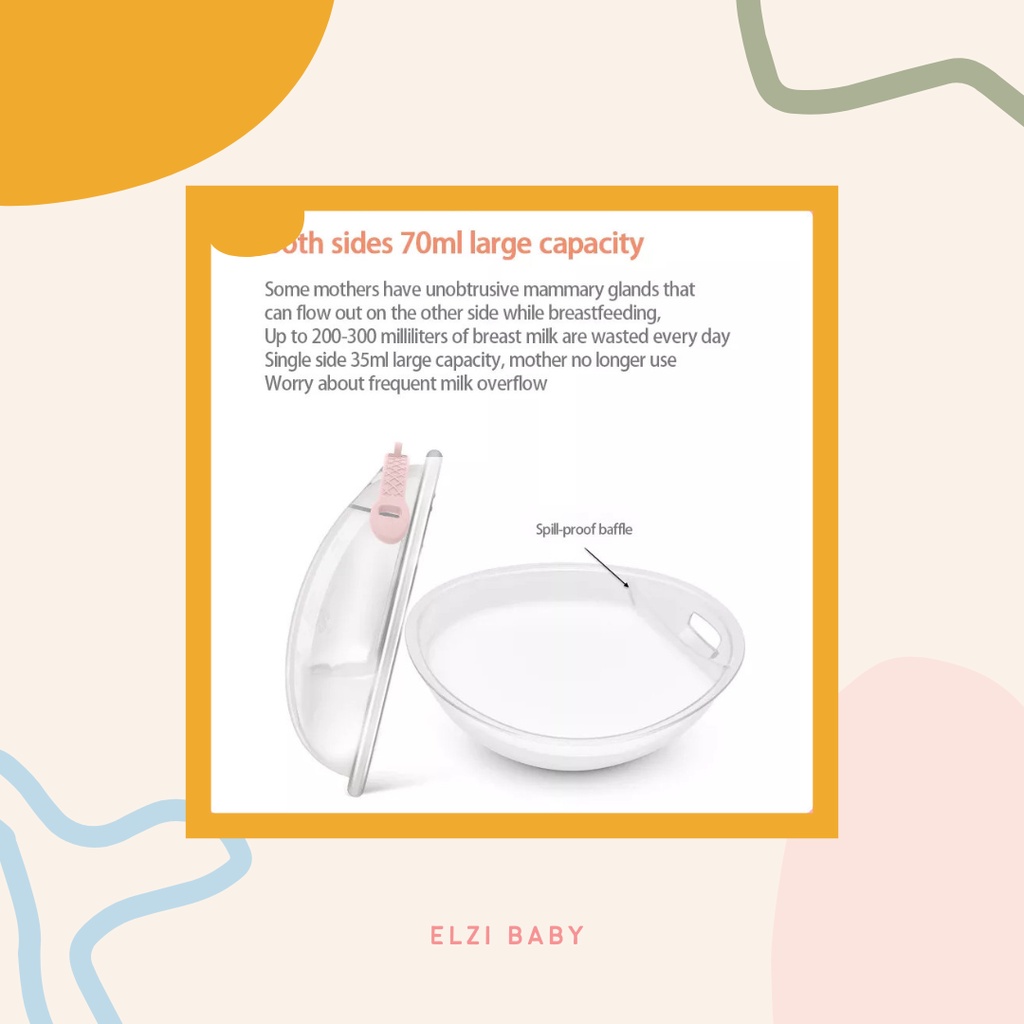Kinmade Breastmilk Collector 2pc With Case | Wadah ASI