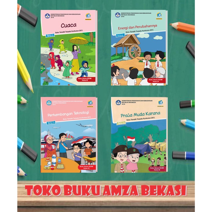 

Paket Buku Tematik SD Kelas 3 Semester 2 Tema 5 s/d 8
