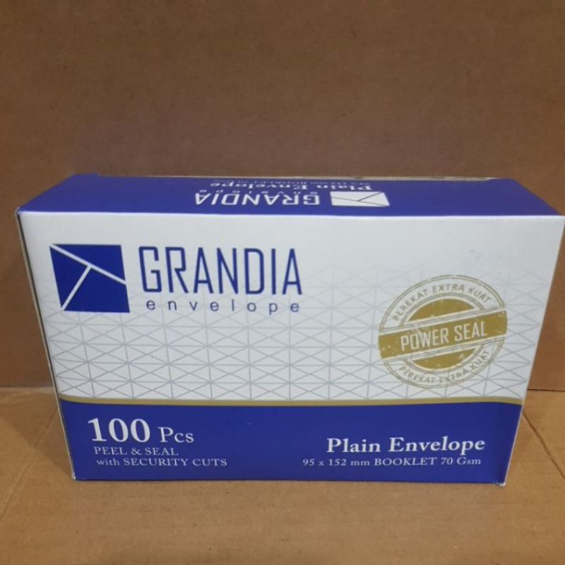

Amplop Grandia 104 plain/airmail per box