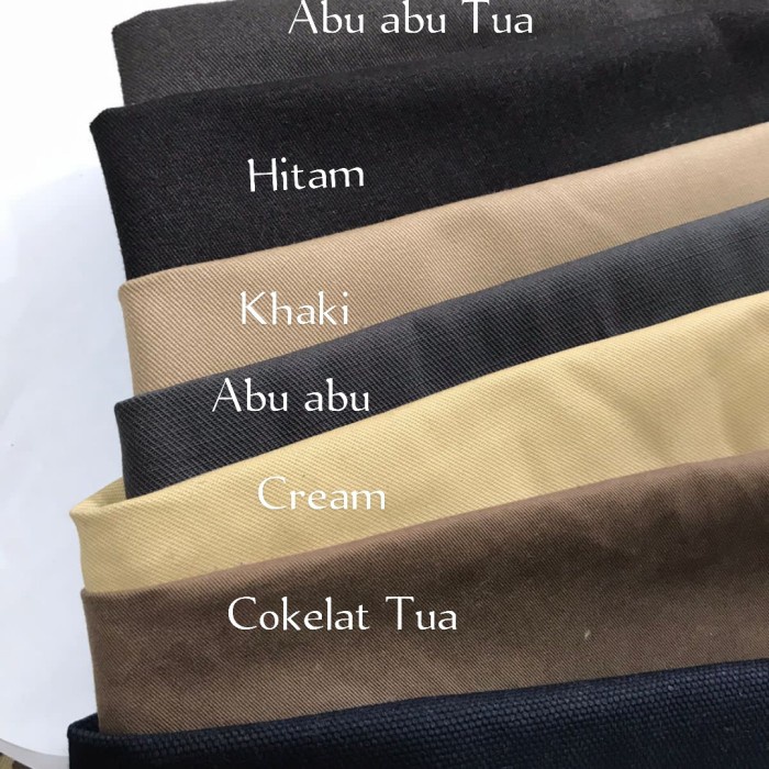 Kain Kain Katun Twill Bahan Chinos Bahan Celana Meteran