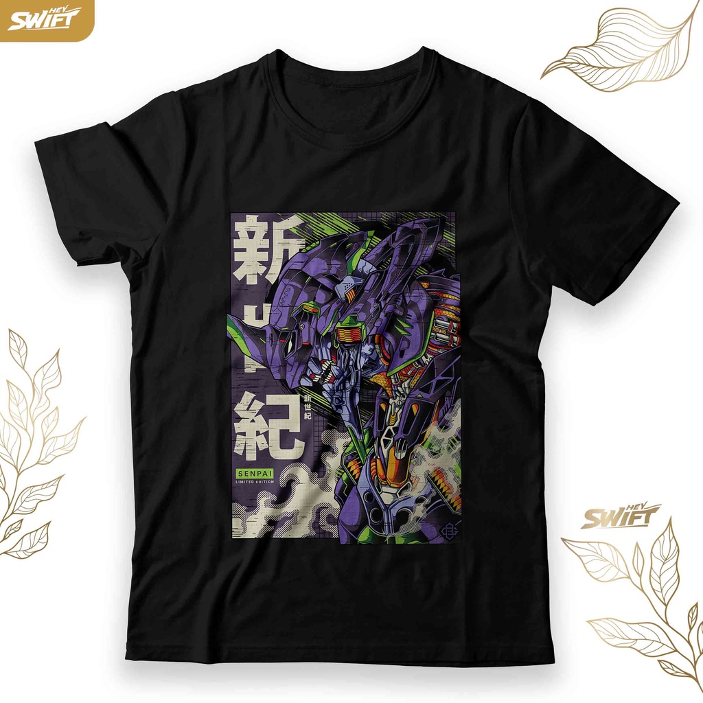 KAOS Evangelion Eva 01 neon genesis evangelion anime TSHIRT BAJU DISTRO