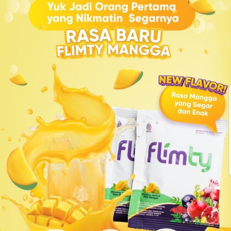 FLIMTY FIBER ANTIOKSIDAN | 1 SACHET | MINUMAN SERAT UNTUK DETOX &amp; DIET | RASA BLACKCURRANT RASPBERRY MANGO