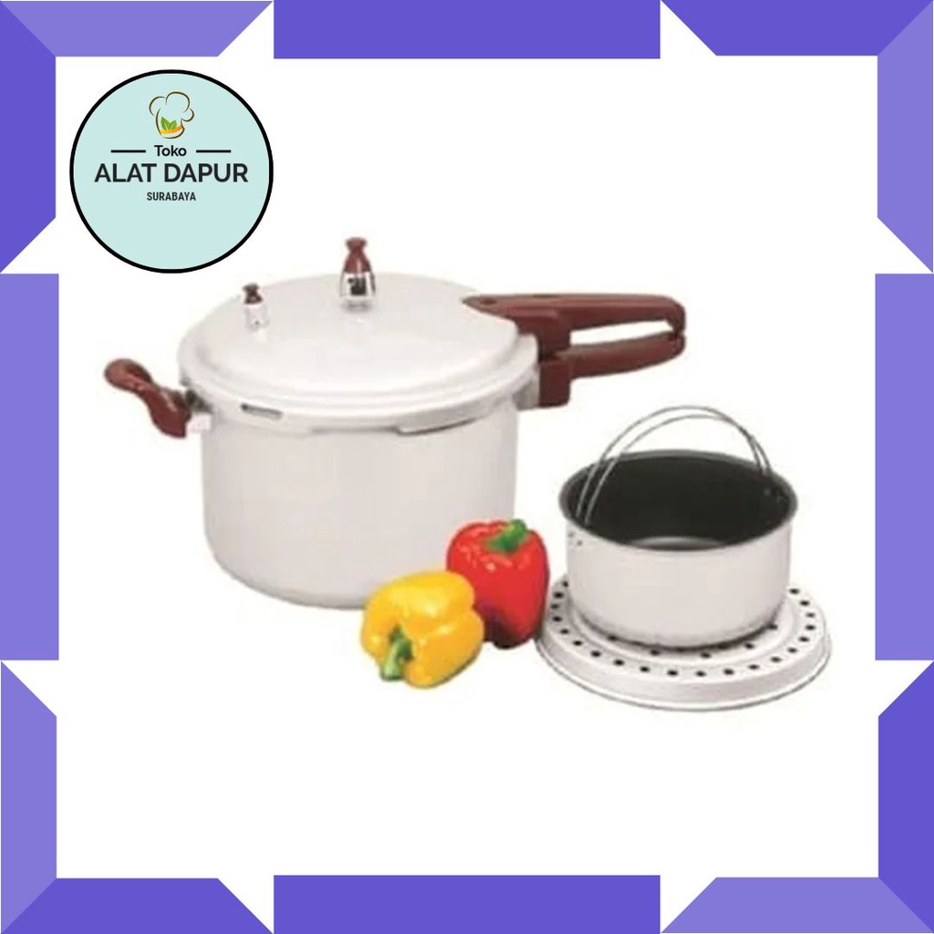 MAXIM Pressure Cooker Panci Presto 7 Liter 7L Pelunak Daging Ayam .