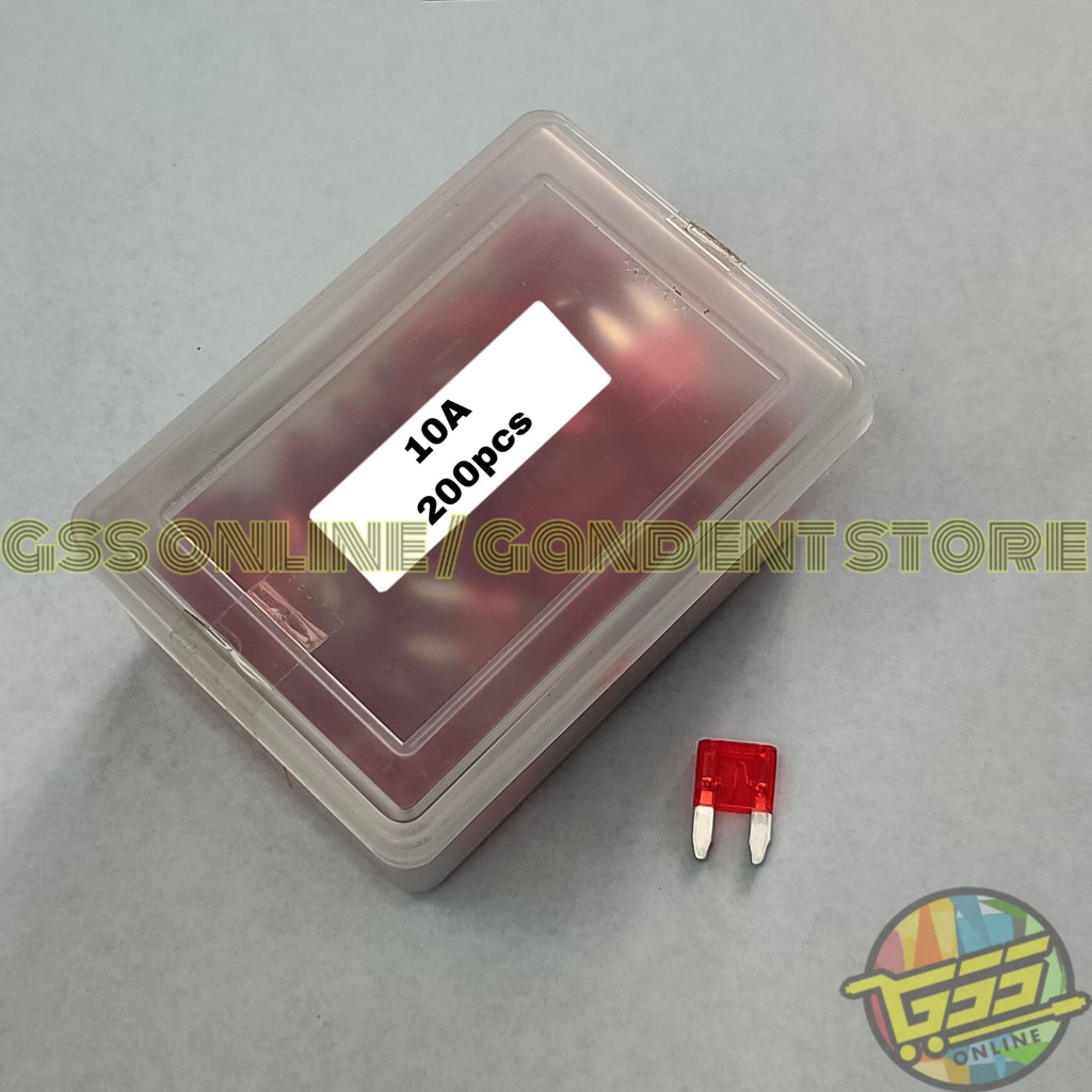 Fuse sekring tancap MINI DX original fuse 5A 7,5A 10A 15A 20A 25A 30A 1 BOX ISI 200 PCS