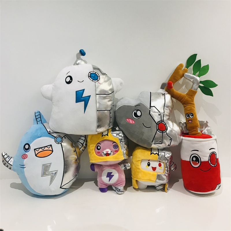 【Ready Stock】Lankybox Plush Soft Cute Stuffed Toy Kid Game Figure Plushie Doll