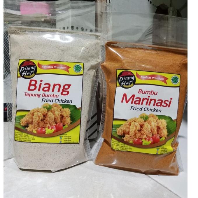 

TERPOPULER P928 paket biang tepung 250gr dan bumbu marinasi 250gr ayam goreng fried chicken ビ