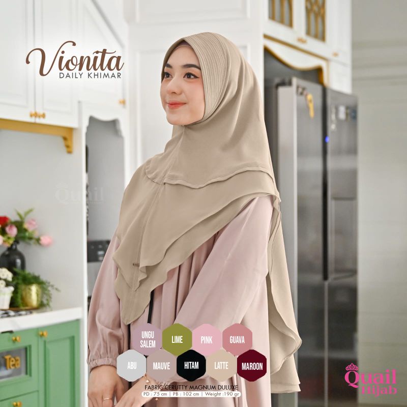 Khimar Instan / Khimar 2 Layer - Vionita QuaiL Hijab