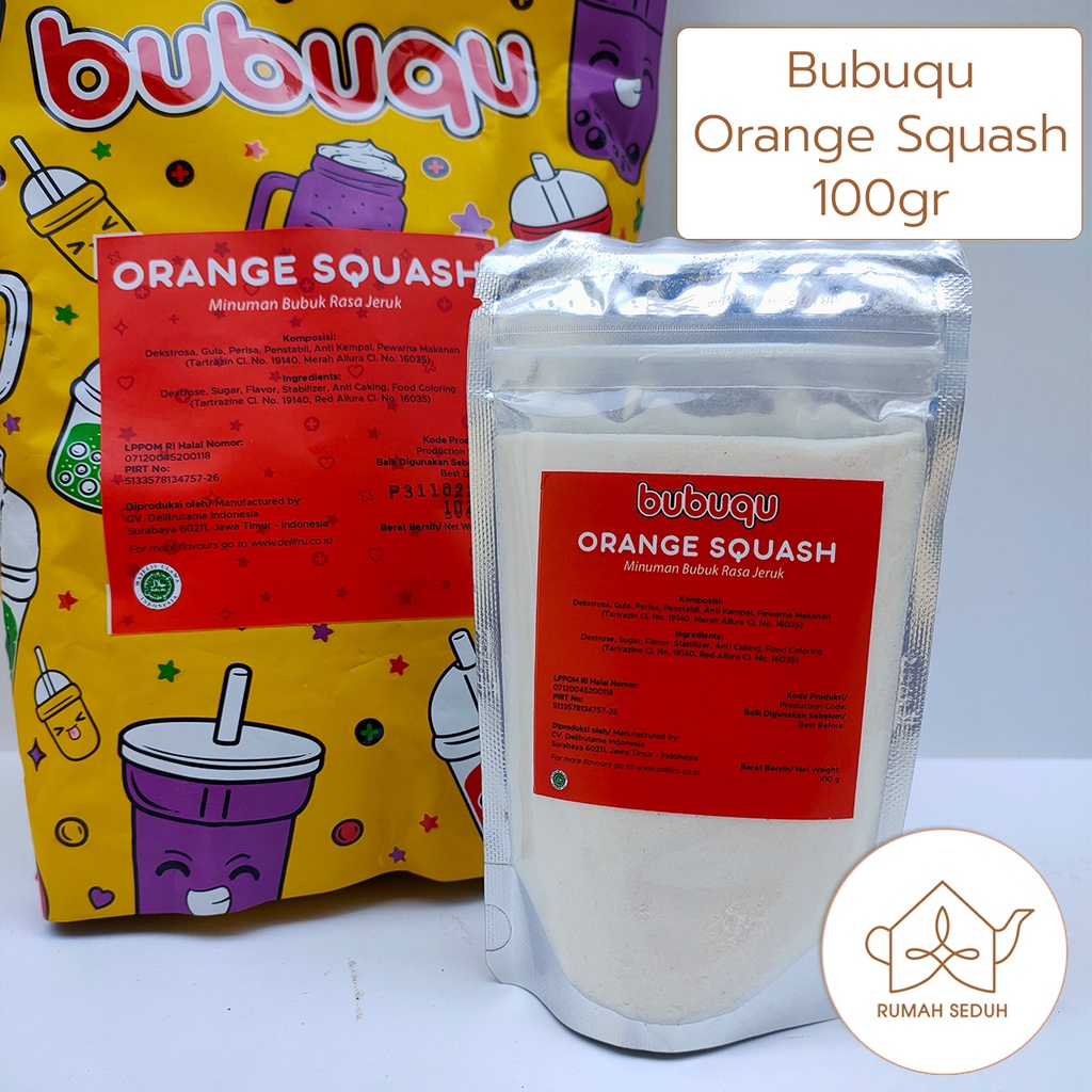 

100gr Bubuqu Powder Drink All Variants - Bubuk Minuman Latte Red Velvet Taro Chocolate Coklat Dijamin Enak bukan Rasa Gula