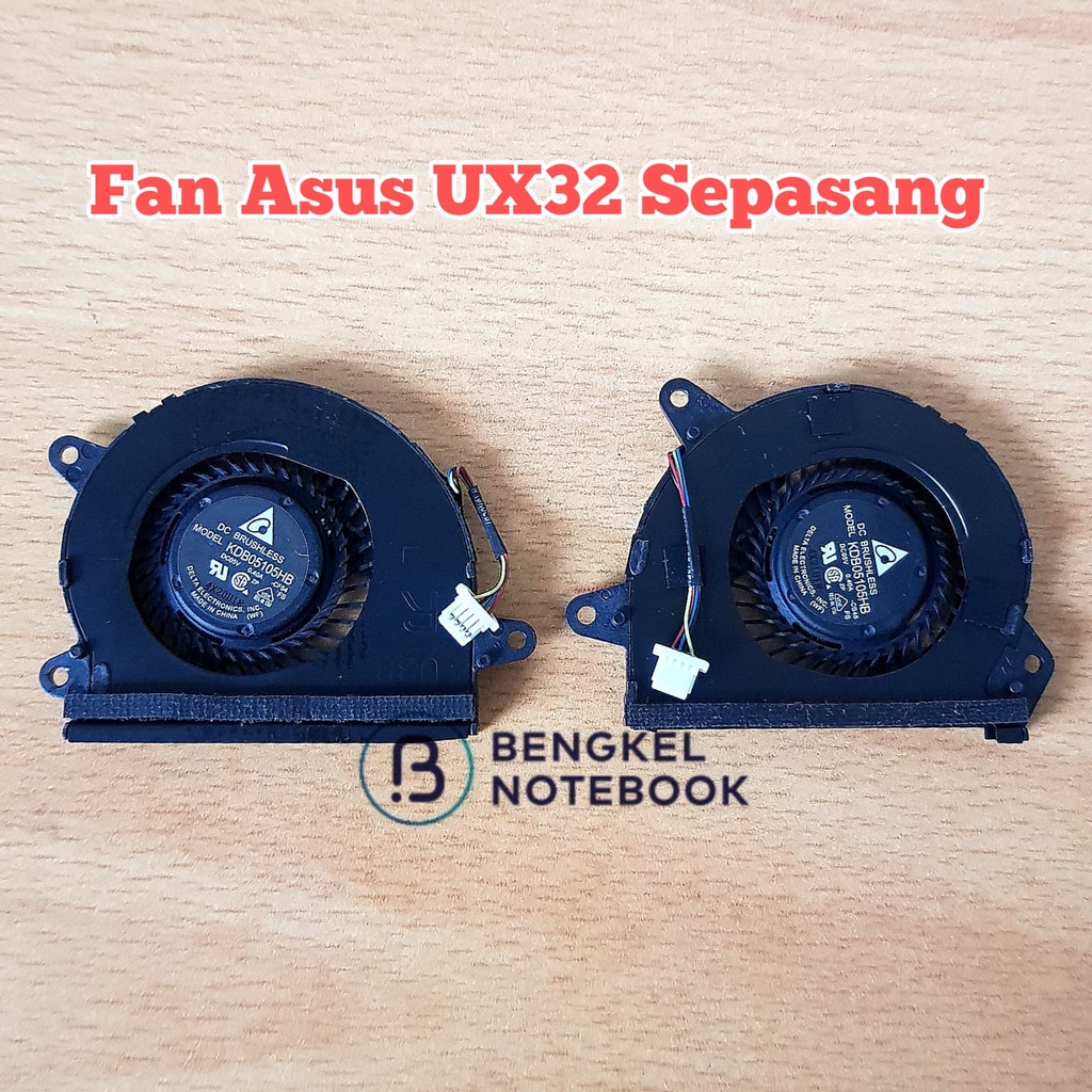 Fan Asus UX32 UX32A UX32LA UX32LN UX32VD CF54 CF55 CB47CB48 Sepasang