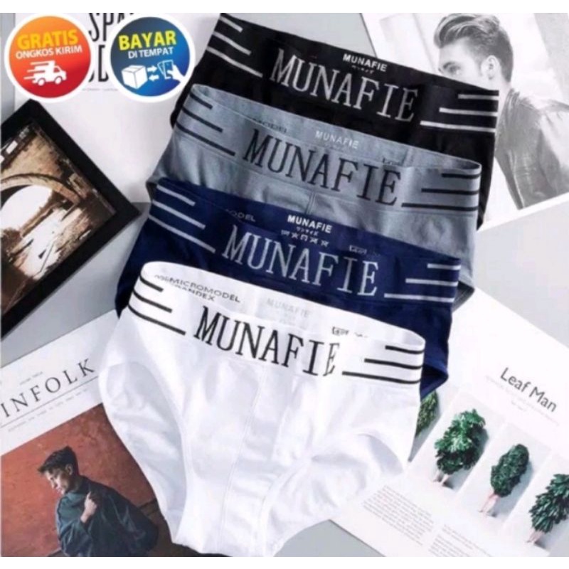 C3593 cd celana dalam pria import model 3 garis