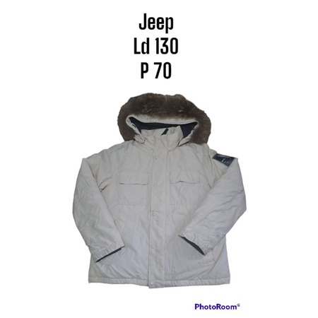 jaket bulu angsa jeep second