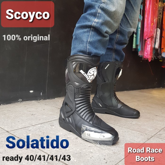 Suki Sepatu Boots Scoyco Bikers Boots Touring