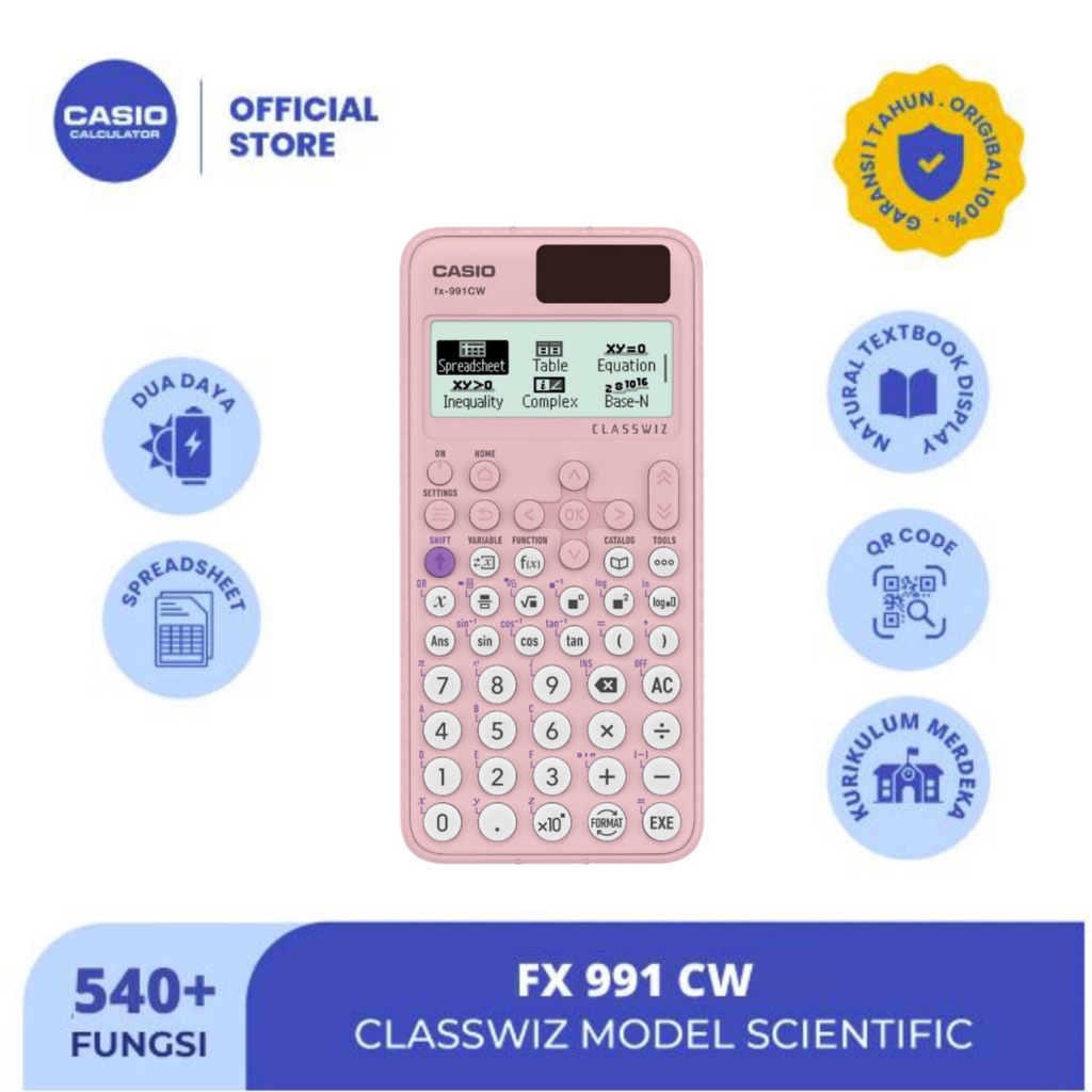 

Calculator Casio FX-991CW