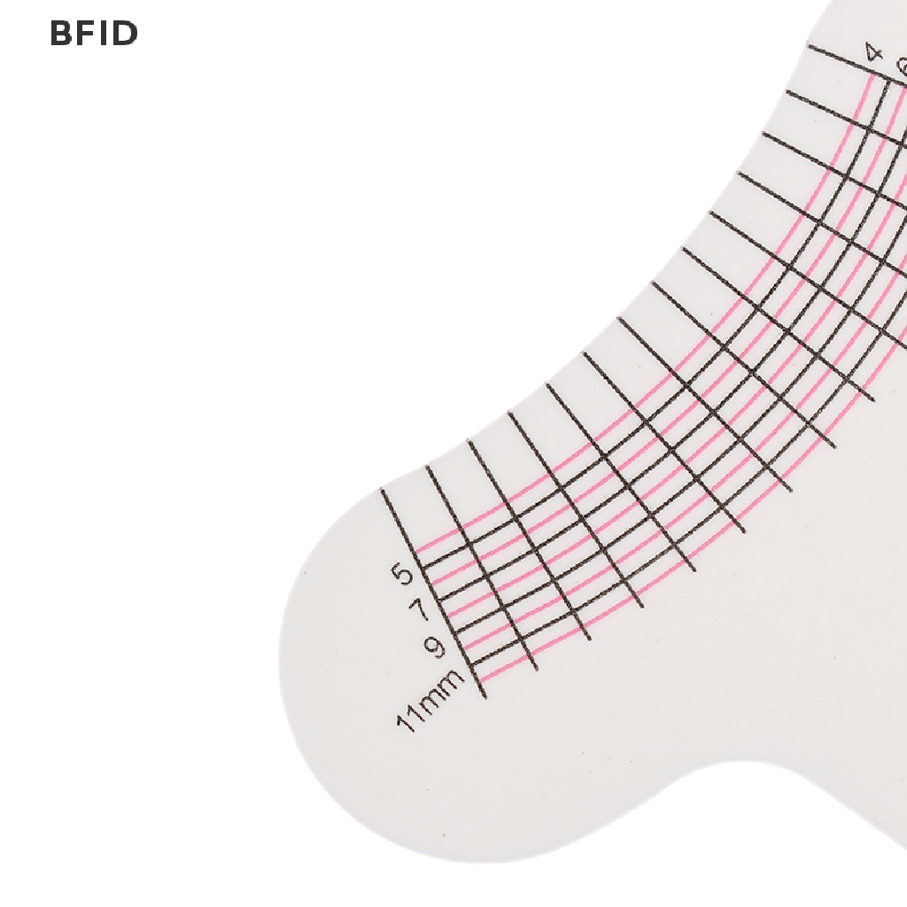 [BFID] Penggaris Stensil Alis Bulu Mata Panjang Dan Pengeriting Derajat Ukur Penggaris Tools [ID]